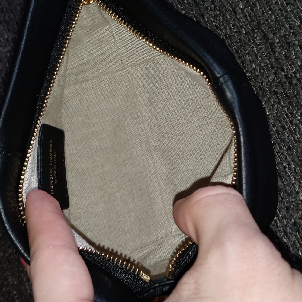 🆕️ 🖤Mansur Gavriel🖤 - Black Tulipano Compact Crossbody Bag - Picture 9 of 11